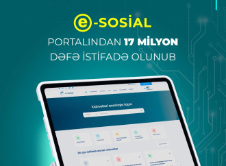 Son bir ildə “e-sosial” internet portalından 17 milyon dəfə istifadə olunub