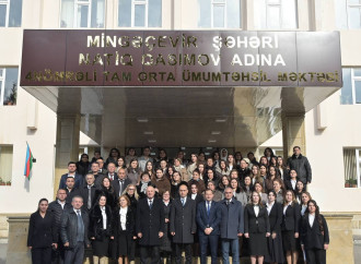 Elm və təhsil naziri Mingəçevirdə gənc müəllim və direktorlarla görüşüb