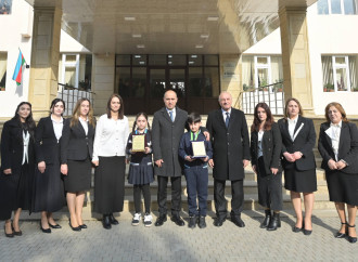 Elm və təhsil naziri Mingəçevirdə gənc müəllim və direktorlarla görüşüb