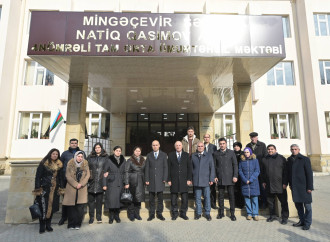 Elm və təhsil naziri Mingəçevirdə gənc müəllim və direktorlarla görüşüb