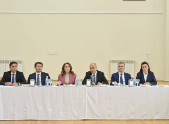 Elm və təhsil naziri Mingəçevirdə gənc müəllim və direktorlarla görüşüb