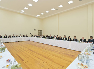 Elm və təhsil naziri Mingəçevirdə gənc müəllim və direktorlarla görüşüb