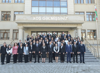 Elm və təhsil naziri Mingəçevirdə gənc müəllim və direktorlarla görüşüb