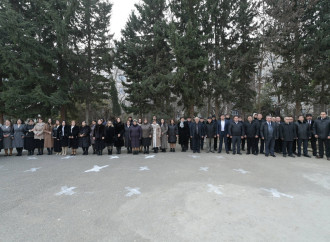 Elm və təhsil naziri Mingəçevirdə gənc müəllim və direktorlarla görüşüb