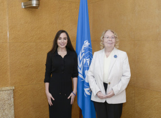 Heydər Əliyev Fondunun vitse-prezidenti Leyla Əliyeva BMT-nin Cenevrədəki ofisinin baş direktoru ilə görüşüb