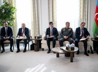 Prezident İlham Əliyevin Əbu-Dabidə Birləşmiş Ərəb Əmirliklərinin Prezidenti ilə görüşü olub