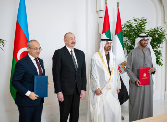 Prezident İlham Əliyevin Əbu-Dabidə Birləşmiş Ərəb Əmirliklərinin Prezidenti ilə görüşü olub