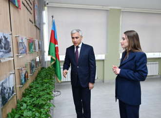 Heydər Əliyev Fondunun vitse-prezidenti Leyla Əliyeva və Alena Əliyeva Gəncədə STEAM mərkəzində və 37 nömrəli tam orta məktəbdə olublar