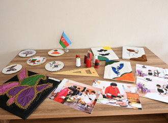 Heydər Əliyev Fondunun vitse-prezidenti Leyla Əliyeva və Alena Əliyeva Gəncədə STEAM mərkəzində və 37 nömrəli tam orta məktəbdə olublar