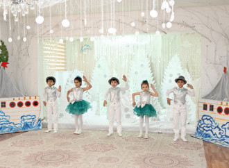 Heydər Əliyev Fondunun vitse-prezidenti Leyla Əliyeva və Alena Əliyeva Gəncədə uşaq evində olublar