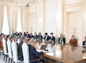 Prezident İlham Əliyev ABŞ Ticarət Palatasının nümayəndə heyətini qəbul edib