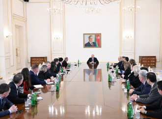 Prezident İlham Əliyev ABŞ Ticarət Palatasının nümayəndə heyətini qəbul edib