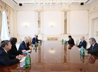 Prezident İlham Əliyev ABŞ-ın Əsas Amerika Yəhudi Təşkilatlarının Prezidentləri Konfransının nümayəndə heyətini qəbul edib