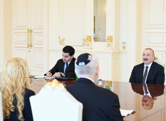 Prezident İlham Əliyev ABŞ-ın Əsas Amerika Yəhudi Təşkilatlarının Prezidentləri Konfransının nümayəndə heyətini qəbul edib