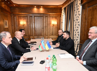 Prezident İlham Əliyevin Münxendə Ukrayna Prezidenti Volodimir Zelenski ilə görüşü olub