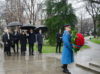 Prezident İlham Əliyev Belqradda Ümummilli Lider Heydər Əliyevin və görkəmli serb yazıçısı Milorad Paviçin abidələrini ziyarət edib (FOTO/VİDEO)