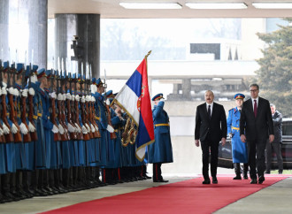 Prezident İlham Əliyevin Belqradda rəsmi qarşılanma mərasimi olub