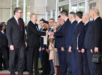 Prezident İlham Əliyevin Belqradda rəsmi qarşılanma mərasimi olub