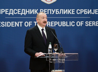 Prezident İlham Əliyev və Serbiya Prezidenti Aleksandar Vuçiç mətbuata bəyanatlarla çıxış ediblər (FOTO)