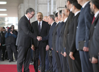 Prezident İlham Əliyevin Belqradda rəsmi qarşılanma mərasimi olub