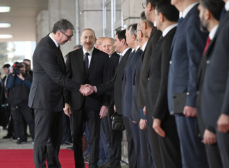 Prezident İlham Əliyevin Belqradda rəsmi qarşılanma mərasimi olub