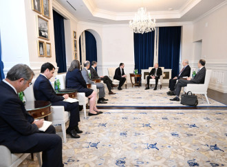 Prezident İlham Əliyev Vaşinqtonda Amerika İsrail İctimai Əlaqələr Komitəsinin icraçı direktoru və digər rəhbər heyəti ilə görüşüb