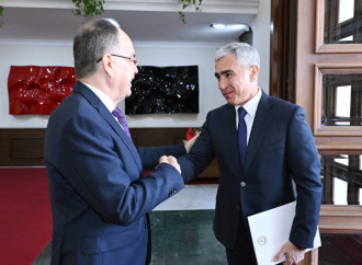 Heydər Əliyev Fondunun vitse-prezidenti Leyla Əliyeva Tiranada Albaniya Prezidenti Bayram Beqay ilə görüşüb