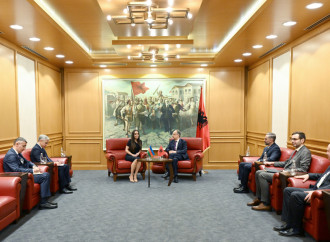 Heydər Əliyev Fondunun vitse-prezidenti Leyla Əliyeva Tiranada Albaniya Prezidenti Bayram Beqay ilə görüşüb