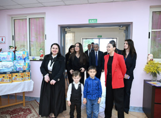 Heydər Əliyev Fondunun vitse-prezidenti Leyla Əliyeva Tiranada “Hannah və Rosafa” uşaq evini və "Mother Teresa" Universitet Xəstəxana Mərkəzini ziyarət edib