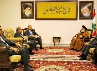 İran XİN rəhbəri Həsən Nəsrullah və Mikati ilə görüşüb