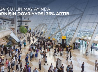 Bakı aeroportunda 2024-cü ilin may ayında sərnişin dövriyyəsi 36% artıb