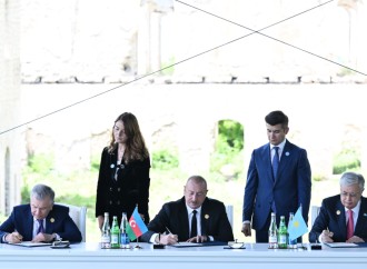 Şuşada Türk Dövlətləri Təşkilatının qeyri-rəsmi Zirvə Görüşünün Qarabağ Bəyannaməsinin imzalanması mərasimi olub