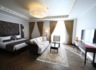 Prezident İlham Əliyev Xankəndidə “Qarabağ” hotelinin açılışında iştirak edib