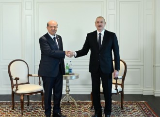 Prezident İlham Əliyev Şuşada Şimali Kipr Türk Cümhuriyyətinin Prezidentini qəbul edib