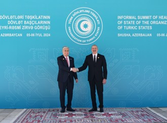 Prezident İlham Əliyev Şuşada TDT-nin Dövlət başçılarının qeyri-rəsmi Zirvə görüşündə iştirak edən dövlət və hökumət başçılarını qarşılayıb