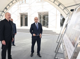 Prezident İlham Əliyev Xankəndidə “Qarabağ” hotelinin açılışında iştirak edib