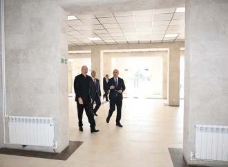 Prezident İlham Əliyev Xankəndidə “Qarabağ” hotelinin açılışında iştirak edib