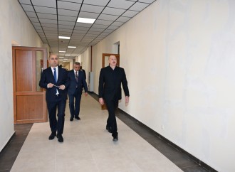 Prezident İlham Əliyev Xankəndidə “Qarabağ” hotelinin açılışında iştirak edib