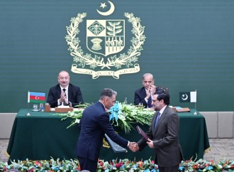 Prezident İlham Əliyevin iştirakı ilə Azərbaycan ilə Pakistan arasında imzalanmış sənədlərin mübadiləsi mərasimi olub