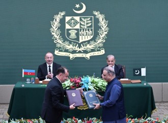 Prezident İlham Əliyevin iştirakı ilə Azərbaycan ilə Pakistan arasında imzalanmış sənədlərin mübadiləsi mərasimi olub