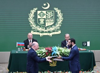 Prezident İlham Əliyevin iştirakı ilə Azərbaycan ilə Pakistan arasında imzalanmış sənədlərin mübadiləsi mərasimi olub