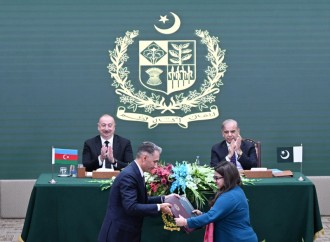 Prezident İlham Əliyevin iştirakı ilə Azərbaycan ilə Pakistan arasında imzalanmış sənədlərin mübadiləsi mərasimi olub