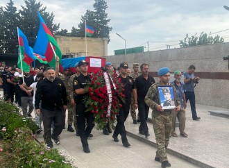 Birinci Qarabağ müharibəsi şəhidi Aydın Qurbanov dəfn edilib 