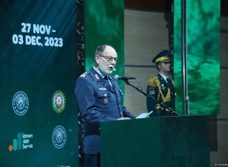 Bakıda keçirilən hərbçilər arasında güləş üzrə dünya çempionatınin bağlanış mərasimi kecirilib