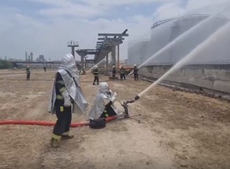 FHN-in Dövlət Yanğından Mühafizə Xidməti yanğın-taktiki təlim keçirib