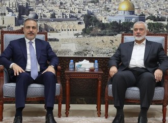 Hakan Fidan İsmayıl Haniyə ilə görüşüb