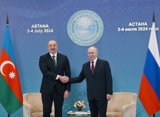 Astanada Prezident İlham Əliyevin Rusiya Prezidenti Vladimir Putin ilə görüşü keçirilir