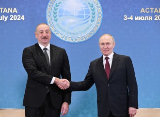 Astanada Prezident İlham Əliyevin Rusiya Prezidenti Vladimir Putin ilə görüşü keçirilir