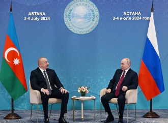 Astanada Prezident İlham Əliyevin Rusiya Prezidenti Vladimir Putin ilə görüşü keçirilir