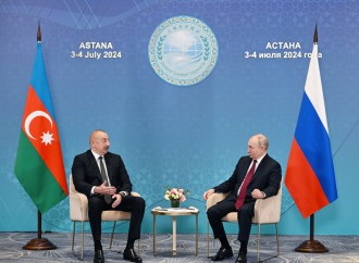 Astanada Prezident İlham Əliyevin Rusiya Prezidenti Vladimir Putin ilə görüşü keçirilir